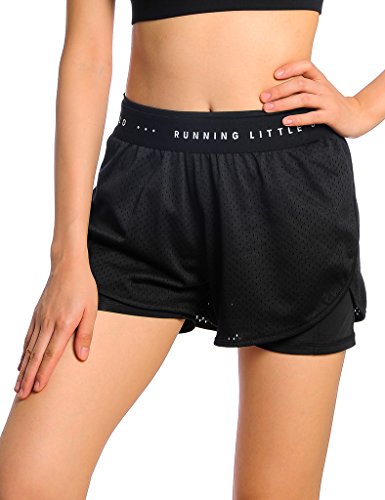 JIMMY DESIGN Damen Sport Shorts 2 in 1, S – XXXL - 6