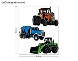 Wandsticker Traktoren B x H: 50cm x 60cm von Klebefieber® - 2