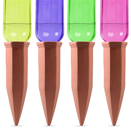 Preisvergleich Produktbild TOOGOO Pflanzenwasser, automatische Pflanzenwassergeraete fuer Ferienanlagenbewaesserung und Buerogeraet. Pflanzenselbstbewaesserungssystem fuer den Pflanzenanbau, 4 Stueck