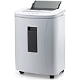 iOCHOW Auto Feed Paper Shredder: 150-Sheet Micro Cut Security Level P-4 Shreds Document & Credit Card Quiet Commercial Heavy Duty Shredder Continuous Running Time 30 Minutes with 25L Pull-out Bin