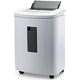 iOCHOW Aktenvernichter mit Automatischem Einzug: 150-Blatt-Mikroschnitt, Sicherheitsstufe P-4, Leiser Profi-Aktenvernichter, 