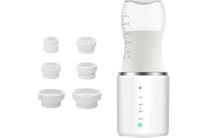 ZOYDP Scaldabiberon Portatile Senza Fili, Scalda Biberon Neonato Portatile, Ricaricabile Tramite USB, Display, Scalda Biberon Elettrico Portatile, Scaldabiberon da Viaggio, Scalda Latte Neonato