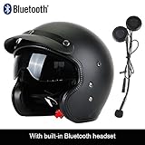 ★ DOT / ECE-Zertifizierung für den Straßenverkehr: Aufgrund seiner hohen handwerklichen Qualität erfüllt der Helm alle Vorschriften des US-Verkehrsministeriums und verfügt über ein DOT / ECE-Siegel, was bedeutet, dass er in den meisten europäischen Ländern zugelassen ist.