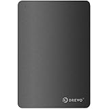 DREVO P1 Lite 1TB Portable External Hard Drive USB 3.0 UASP Support Slim Aluminium Storage Device for Laptop/PC/MAC/PS4 Grey
