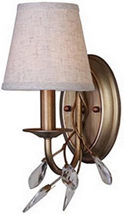 DPG Lighting Cloth Light Shade Deco Bronze Wall Lights Lamp Shades Up and Down for Indoor Home Bedrooms Living Room Bedside