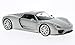 Produktbild Porsche 918 Spyder, silber, geschlossen, Modellauto, Fertigmodell, Welly 1:24