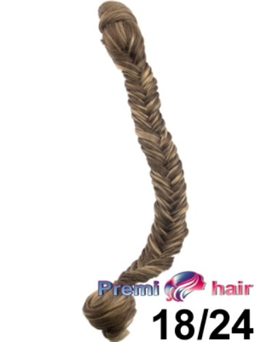 Hairpiece clip in on fishtail plaited ponytail hairpiece Various colours