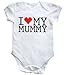 HippoWarehouse I Love My Mummy baby vest boys girls