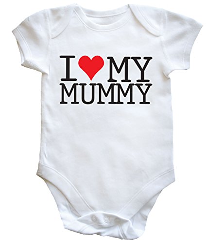 HippoWarehouse I Love My Mummy baby vest boys girls