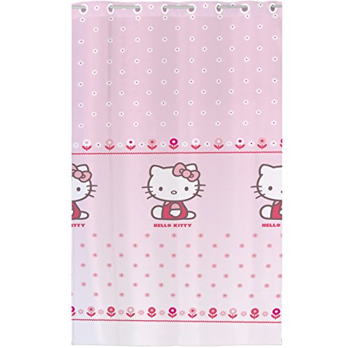 Hello Kitty 042775 Fertig-Gardine Caroline, Polyester, 140 x 240 cm