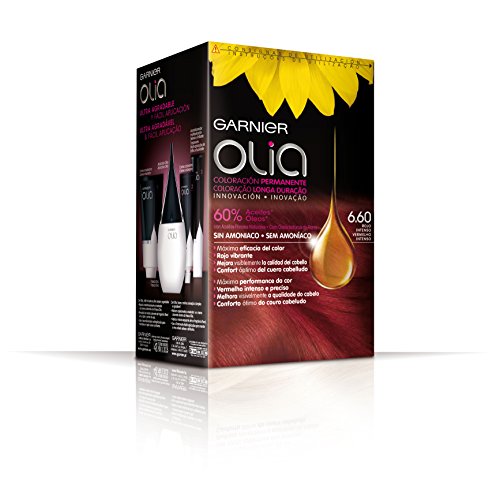 Garnier Olia Coloración nº6, Tono: 60 Rojo Intenso - 200 ml