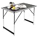 Produktbild Relaxdays Campingtisch Multifunktionstisch, Aluminium BxT: 100 x 60 cm, höhenverstellbar, klappbar, Tragegriff, schwarz