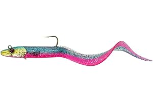 Savage Gear Conger EEL - Ultimativer Raubfischköder, mehrere Farben, 50g-200g, Meeresköder, Heilbuttköder, Gummifisch, Jig-Köder