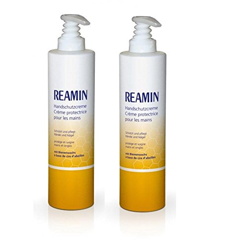 2er Set: Reamin Handcreme Hautschutz Creme im Spender 300 ml