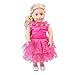 Produktbild YunYoud Spitzenkleid Druck Hübsches Kleid Passt Outfit für 18-Zoll-American Girl Doll holzschaukelpferd Spiderman Garten haba Ritter spielzeuggeschäft eichhorn Hochwertiges