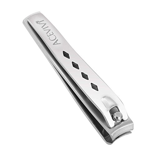 ACEVIVI Nail Clipper - Large And Sharp For Cutting Both Fingernails And Toenails, Long Lasting Durable Non Rust Stainless Steel With Precision Grip