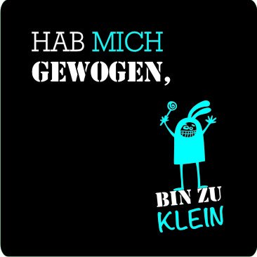Bierdeckel „Sprüche Mix“, eckig 93 x 93 mm aus Original-Bierfilzpappe (10er Set) - 3