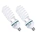 Produktbild Amzdeal Fotolampe 2x135W Fotoleuchte Tageslichtlampe Glühlampe Dauerlicht Energiesparlampe E27 Birne für Fotostudio Studioleuchte
