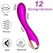 Produktbild Handmass-Massagegerät mit 12 leistungsstarken Geschwindigkeiten Vibrationsmuster Vibrator Persönliches Körpermassagegerät Tief wasserdichtes Zauberstab-Massagegerät Safety Medical Silikon