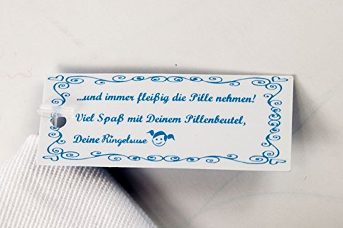 Pillenbeutel/Pillenhülle *Vergissmeinnicht* /Fair hergestellt von Ringelsuse - 2