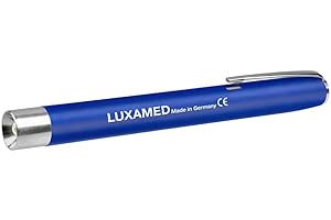 Luxamed Diagnostikleuchte mit LED Pupillenlampe Pupillenleuchte 3,3 Volt blau inkl. 2 AAA Batterien