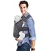 Wallaboo Infant Baby Carrier Cross, Font Carrier for Newborn - Moonless Night