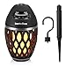 Produktbild InstaBox FS18 Flamme LED Lampe mit tragbarer Bluetooth-Lautsprecher Flamme Nachttischlamp, wasserdicht IP65 mit 2000mAh Batterie, Verlängerter Lampenpfahl und -haken