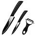 Produktbild Aicok Keramikmesser Set Spiegelfläche, Küchenmesser Set Für Obst Gemüse, 2-teilig Messer und Gemüse Peeler Küchenwerkzeug Set