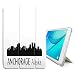 Produktbild STPlus Anchorage, Alaska USA Vereinigte Staaten von Amerika Stadt Skyline Silhouette Postkarte Smartcover Schutzhülle Schutz Hülle Case mit Standfunktion / Sleep / Wake up für Samsung Galaxy Tab E - 9.6" (T560 Series, T561 Series)