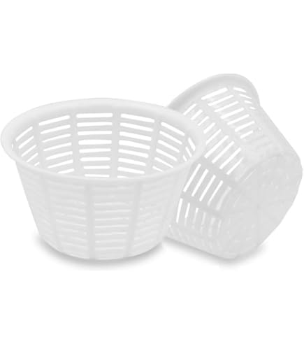 10 Fuscelle Per Formaggio - 250/300 Gr, Made In Italy | Per Ricotta, Caciotta, Riutilizzabili - Foto 8