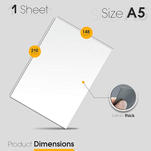 TABLÓN DE NOTAS MAGNÉTICO A5 BORRABLE BLANCO TABLA IMÁN NEVERA COCINA OFICINA [LA TIENDA DE IMÁN DE NEVERA]