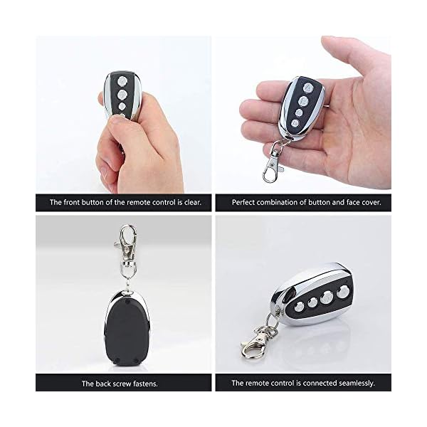 Mando a distancia universal para puerta de garaje, interruptor de relé