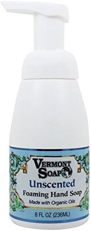Vermont Soap, Organic Unscented Foaming Hand Soap, 8 fl oz
