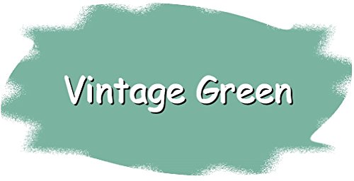 Ann Sterling Kreidefarbe Shabby Chic Farbe: Vintage Green / Grün 1Kg. / 750ml. Lack Chalky Paint - 2