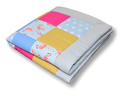 Krabbeldecke Patchworkdecke Spieldecke Decke (M030) - 2