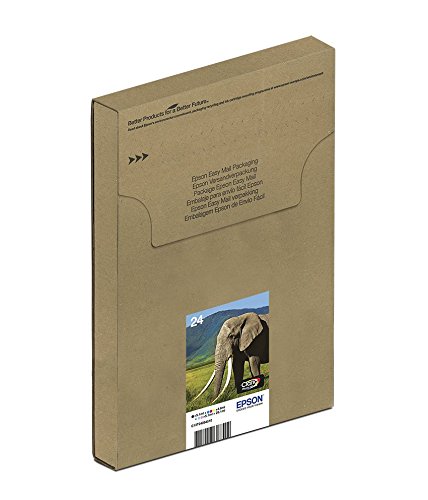 Epson T2428 Elefant, Claria Photo HD Tinte (hochauflösende Fotodrucke, Multipack 6-farbig) (CYMK + Light cyan, Light magenta) - 3