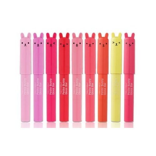 Tonymoly Petite Bunny Lip Gloss Bar Lipstick #1 #2 #3 #4 #5 #6 #7 #8 #9 -9pcs SET by N/A