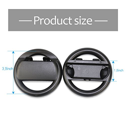 Joy-Con Wheel Controller  Nintendo Switch Steering Wheel Controller Juego de 2  negro 