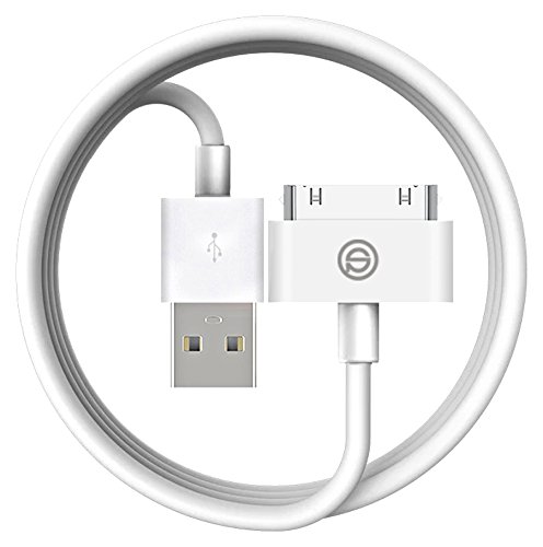 iPhone 4s Kabel, OPSO 1.2m [Apple MFI zertifiziert] iPhone 30 Polig auf USB Kabel für iPhone 4 / 4s, iPad 1/2/3, iPod-Note, iPod Nano - 4.0 Füße (1.2 Meter) - Weiß