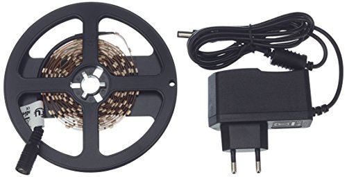 MFY Set: Striscia LED Bianco Caldo - per PC. Alimentazione Ca 150 LEDs/2,5 Meter - mfyled2.5-WW