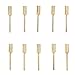 MAKARTT® 10 pcs Carbide Nail Drill Bit Pedicure Middle Electric Drill Bits Nail File Gold for Nail Art Tools Accessory