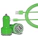 Produktbild USB Typ C KFZ-Ladegerät, Dual USB Bullet KFZ Auto Ladegerät mit Typ C USB-Kabel Sync & Charge Reise Adapter Ladegerät 2 in 1 Pack für Google Pixel, Google Pixel XL, Microsoft Lumia 950/950 X L, One Eiter 2, One Plus 3, Nexus 6P, Nexus 5 x, Huawei Ascend/P9/P9 Plus, LG G5, HTC 10, Sony Xperia XT und alle Typ C Die Geräte unterstützen