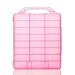 MAKARTT Universal Adjustable Nail Polish Holder Organizer 48 Bottles Pink
