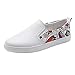 Produktbild Damen Schuhe, Malloom Frauen Mode Graffiti Wohnungen Schuhe Slip on Faule Schuhe Freizeit Bequeme Schuhe Schwarz Weiß Größe: 35-41