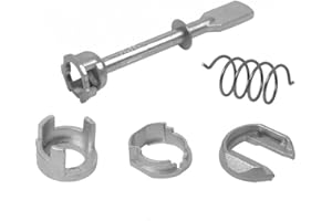 Easy Link Juego de reparación de cerradura de puerta 68 mm compatible con VW Polo 6N Caddy Seat Ibiza Cordoba 6K4837223A