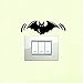 Produktbild Schalter Aufkleber Halloween Bat Personalisierte Vinyl Dekor Wandtattoo