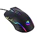 Produktbild Ecisi Gaming-Maus verkabelt, programmierbar, atmungsaktiv, ergonomisches Spiel USB-Computer-Mäuse RGB-Gamer-Desktop-Laptop mit bis zu 4000 DPI Für Windows PC-Gamer