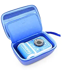 CASEMATIX Toy Camera Case Compatible with VTech Kidizoom Creator Cam Video Camera and Vtech Kidizoom Camera Accessories, Includes All Blue Toy Case Only