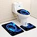 Produktbild YSMTDDS Badezimmermatte Abstrakte Badezimmer-Toilette dreiteilige Bodenmatte-Türmatte Badezimmer-Teppich