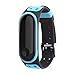 Produktbild Skryo Ersatz Silikagel Armband Bügel für Xiaomi Mi Band 3 Armband (Blau)